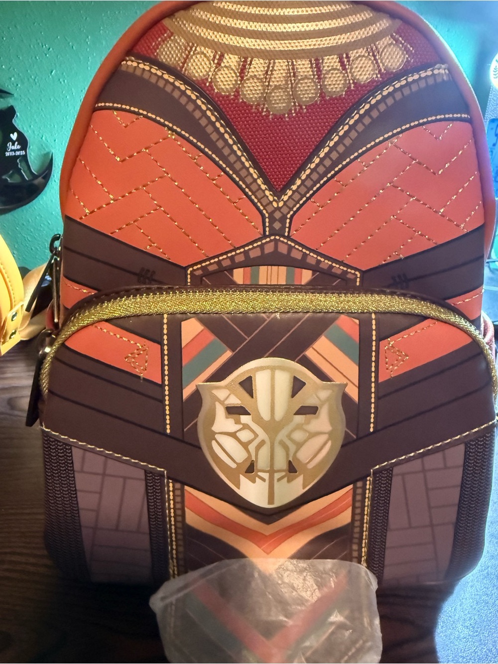 Loungefly Marvel Black Panther Okoye Cosplay mini backpack